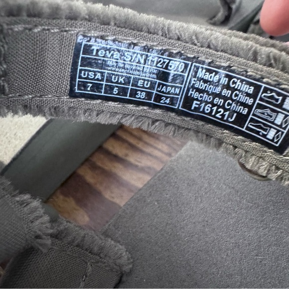 Teva Midform Universal Canvas Sandals in Olive Size 7 NEW - Picture 6 of 9